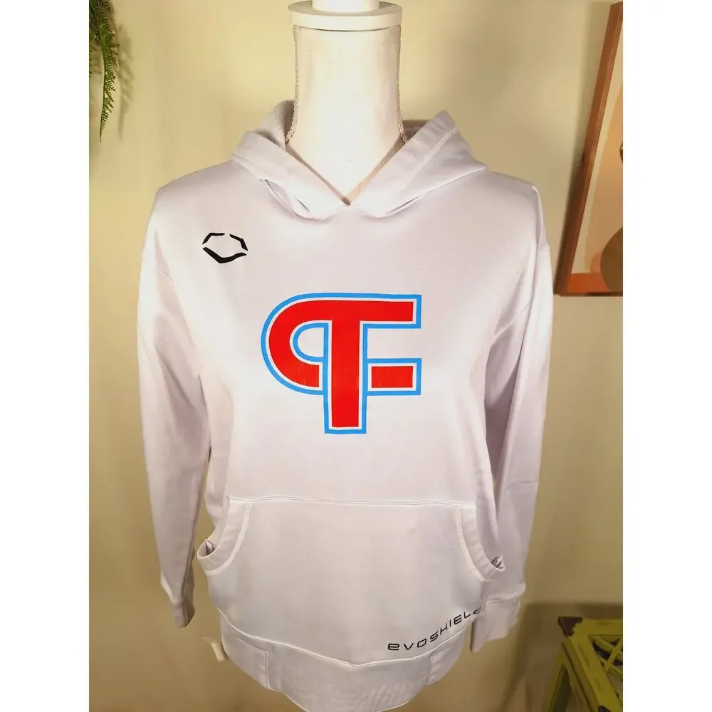 EvoShield Youth Hoodie Pullover Sweater White Large - Picture 2 of 6